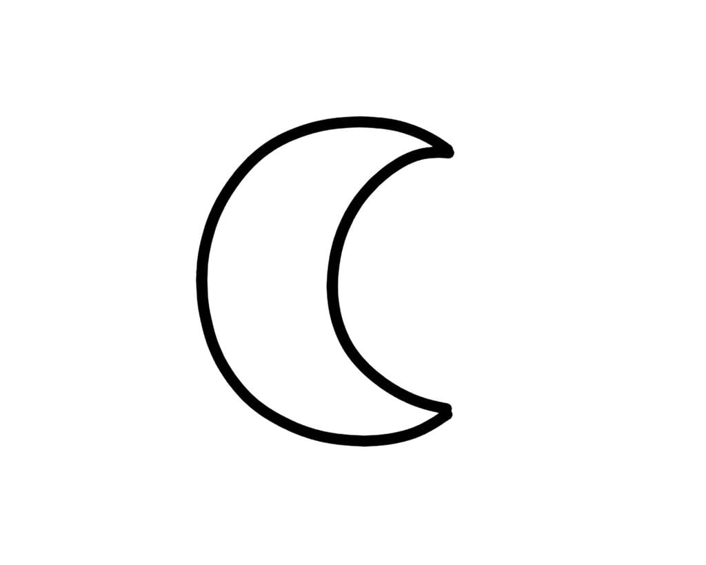 crescent shape