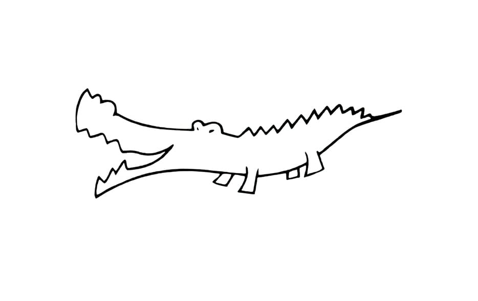 crocodile with a big mouth