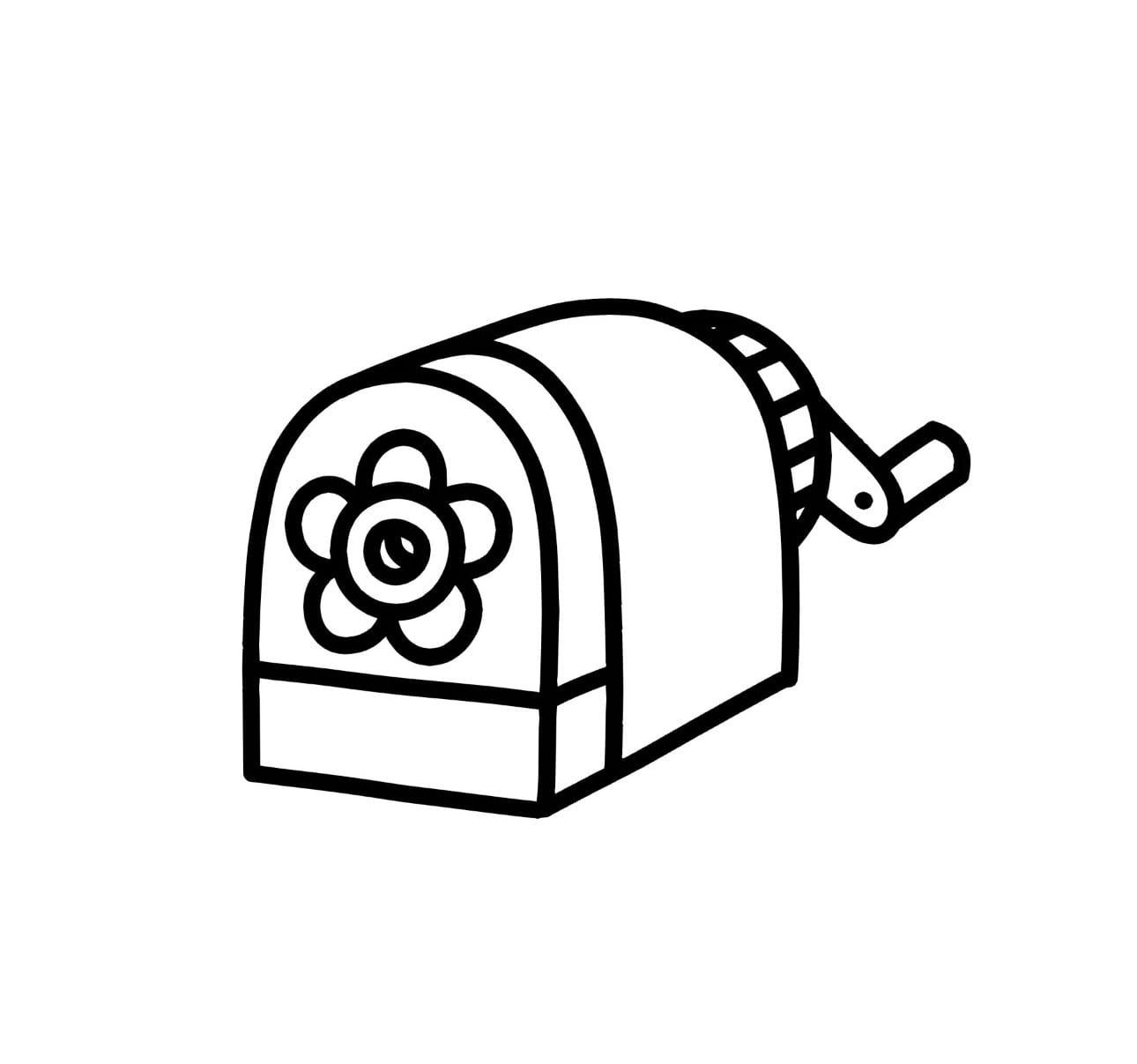 hand operated pencil sharpener coloring pictures